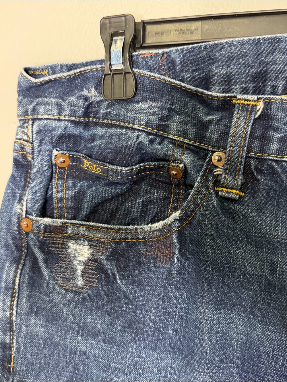 Polo Ralph Lauren Men’s Distressed Varick Slim Straight Jean TAILORED - Picture 2 of 15